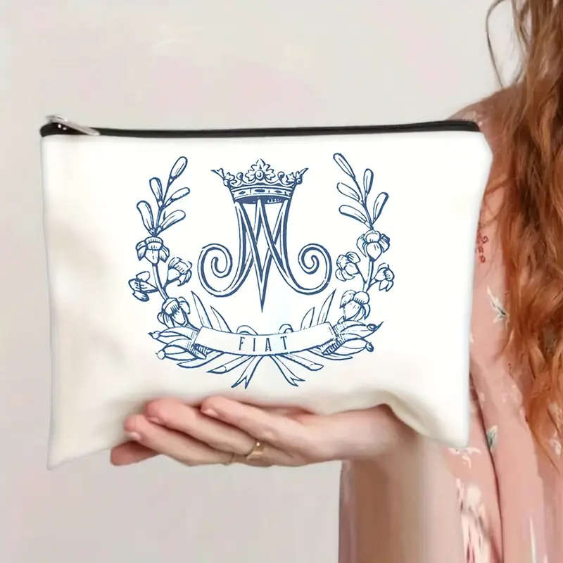 Rosary Bag - Large - Miraculous Medal "M"