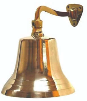 Bell Brass - Wall Mount - 12.5cm diameter - Italian Import