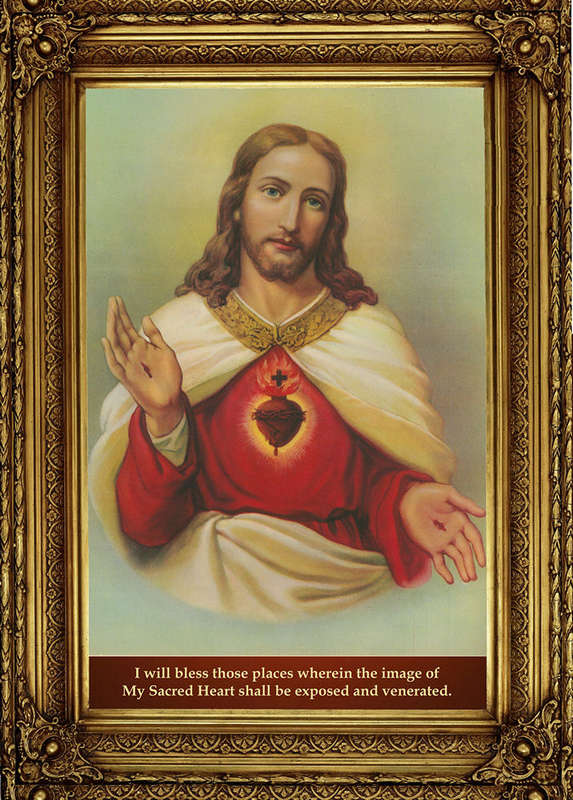 A4 Glossy Sacred Heart Image / Enthronment & Holy Hour
