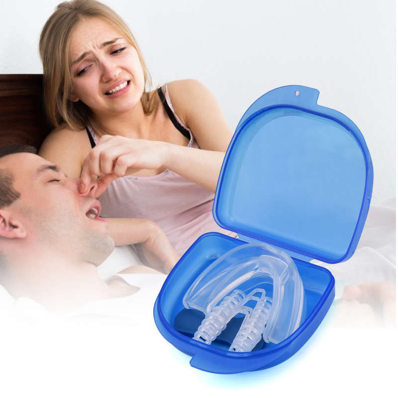Anti Snoring nasal plug tooth holder Anti Snoring tooth cover plus 4 size hollow Anti Snoring nasal