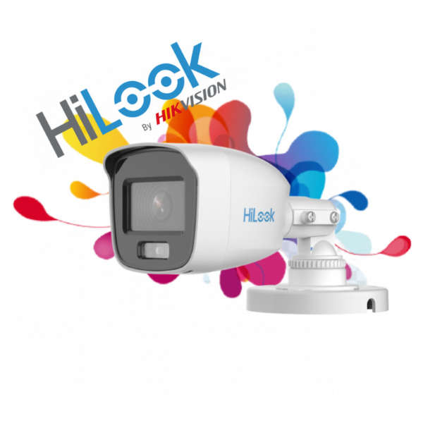 HiLook COLORVU 1080P 4 Channel DVR & 4 Bullet Cameras DIY CCTV KIT
