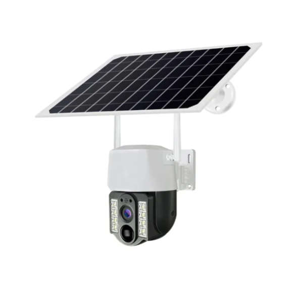 Solar Wifi Pan Tilt camera, 8K with night vision - Motion detection - 2 way audio