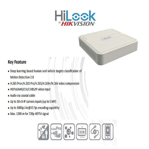 Hilook 1080P 4 Channel DVR & 4 Bullet Cameras DIY CCTV KIT