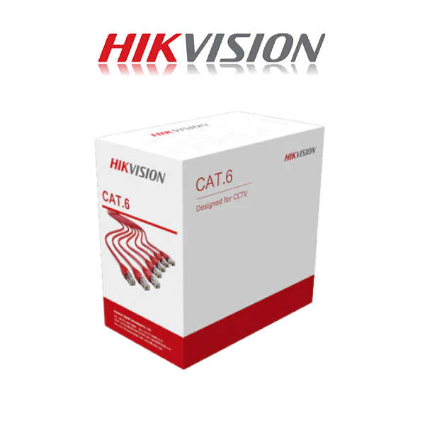 Hikvision 305m CAT6E UTP Solid Copper Network Cable Grey DS1LN6U-SC0