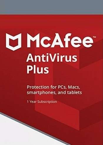 McAfee AntiVirus Plus for Unlimited Devices 1 Year
