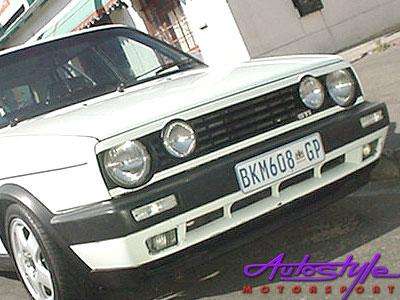Vw Golf Mk2 Debadged Double Headlight grille