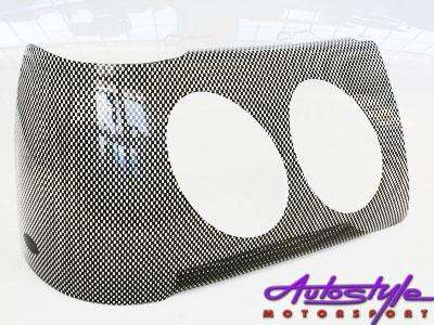 Suitable to Fit Ford Courier '98+ Carbon Headlight Shields