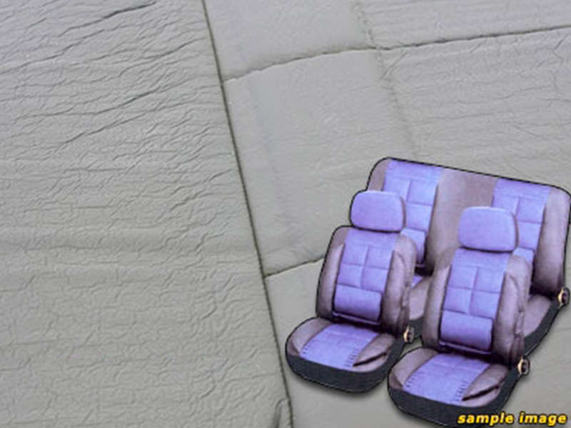 Leather Touch Padded Seat Cover Set (gray)