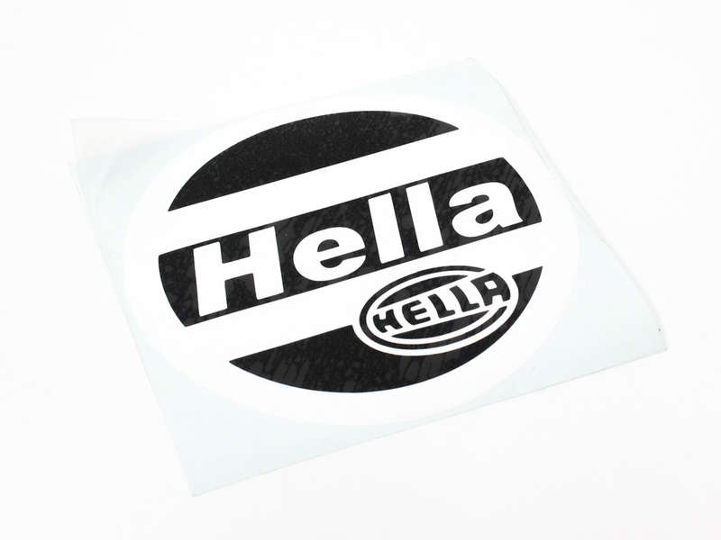 Hella Round Headlight Stickers 14cm (each)