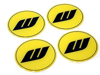 Works Yellow Design Wheel Decals