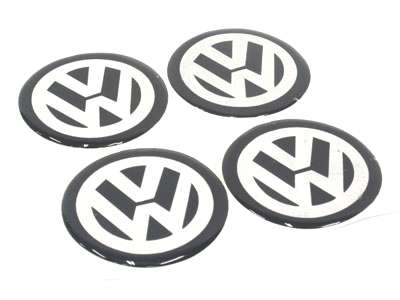 VW 50mm Wheel Decal Sticker Set