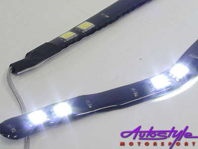 Ice White LED Stripe Polo 04 Upwards Shape
