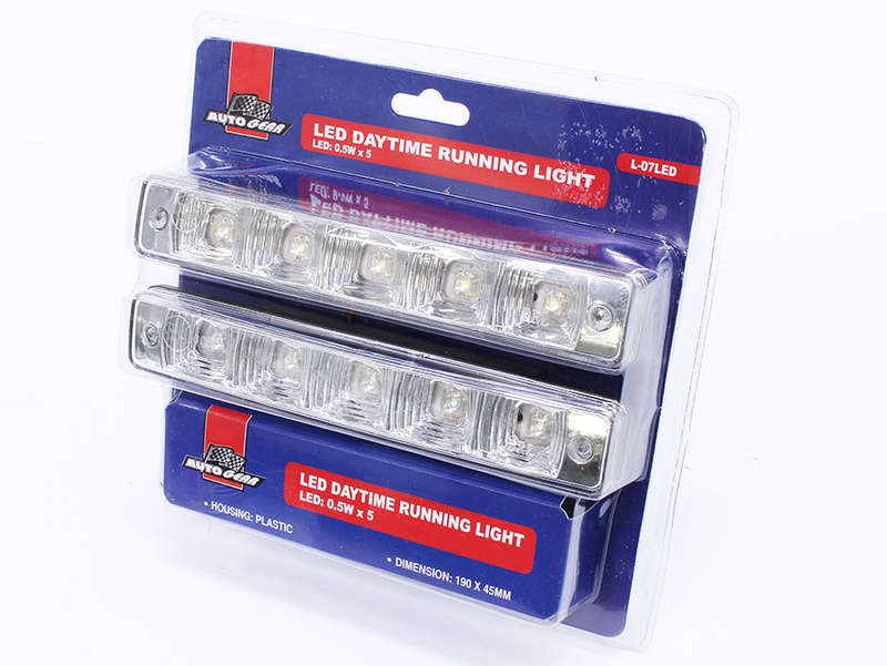 Universal DRL LED Bumper Spotlamps - 190x45mm)