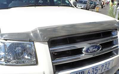 Suitable to Fit Ford Ranger 2007+ Carbon look bonnet shield(non-oem)