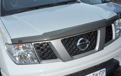 Nissan Navara Carbon look bonnet shield