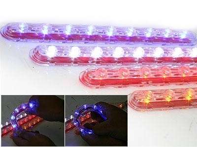 Universal LED Yellow Strip Bat Eyes 2cm x 25cm