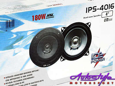 Ice Power 4" 180w Dual Cone Speaker