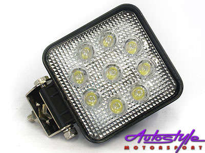 Universal 11x11cm Square 9 Led Spot Lamp