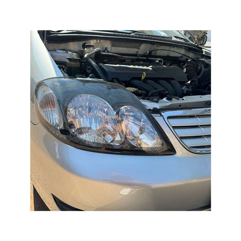 Toyota Run-X Carbon Fibre Look Headlight Shields Face-Lift