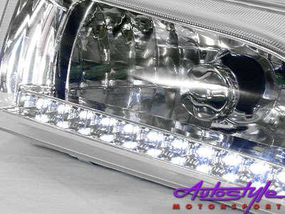 Toyota Twincam Chrome DRL Headlight