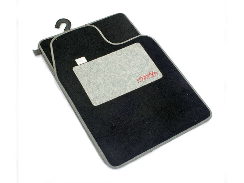 Autostyle Silver Grey Padded Car Mats (set of 4)