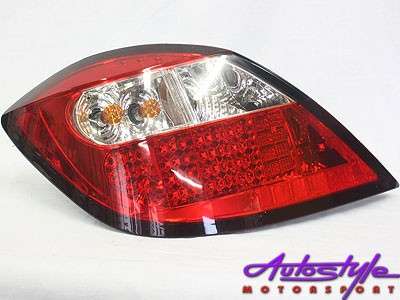 Opel Astra 04-08 LED Crystal Red Tailights