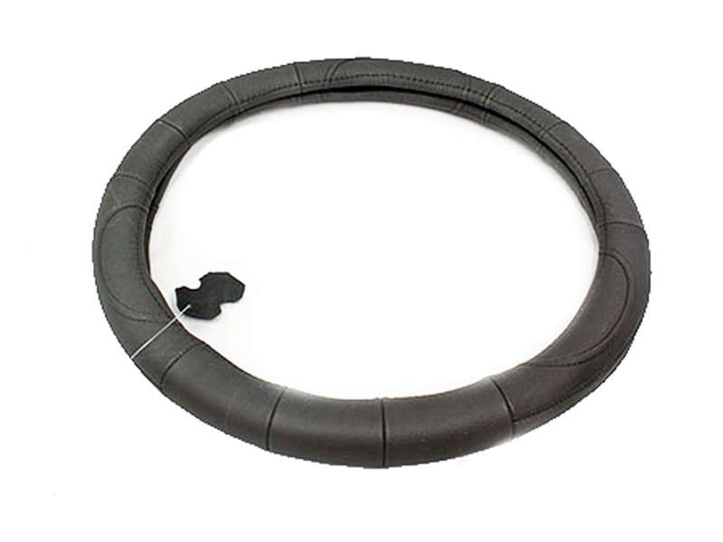 NX Steering Wheel Cover in Black Leather Finish