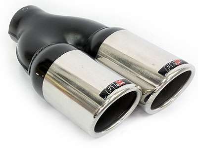 F1X GTi Style 76mm Double Tailpipe