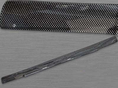 Carbon Look Bonnet Shield for Isuzu 2013up