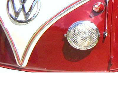 VW Beetle Headlight Mesh Grille Covers (pair) 50-67 models