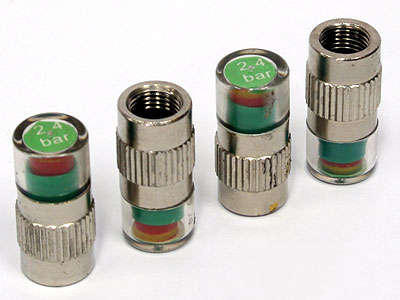 Tyre Pressure Monitor Valve Caps (set of 4)