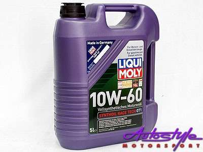 LiquiMoly 10W-60 Synthetic Motor Oil (5litre)