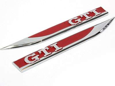 VW GTi Fender Badge Sticker