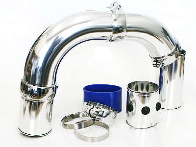Universal Chrome Pipe Air Induction Kit