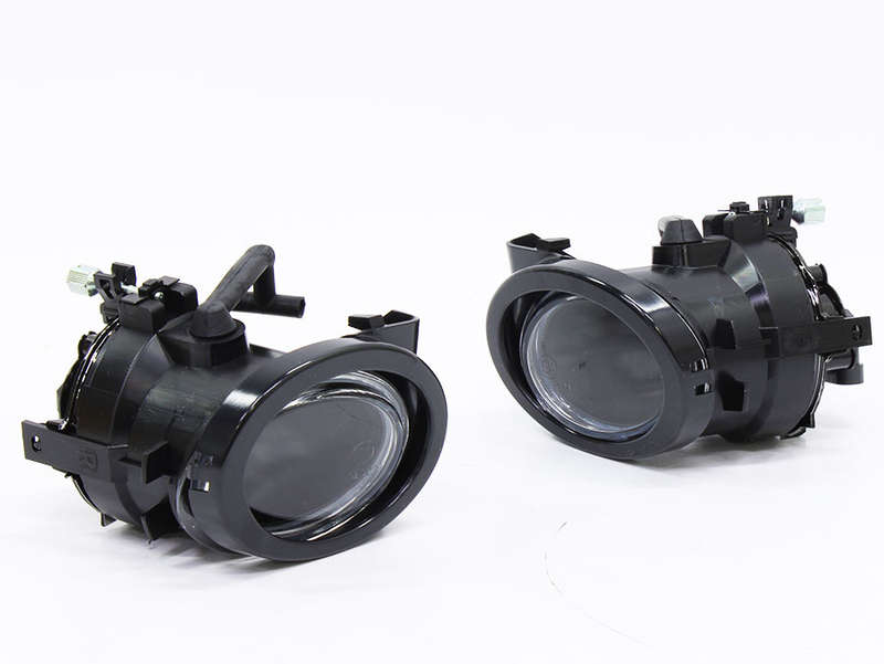 Suitable for E46 Oval Smoke Foglights (pair)