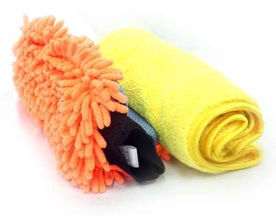 Shield Microfibre Cloth & Wash Mitt Combo