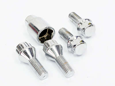 Universal 12x1.5 Locknut Bolt & Key Set
