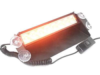 NX LED Amber Orange Dashmount Emergency Strobe Light