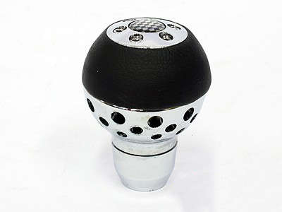 Universal Black/Silver Ball Style Gearknob
