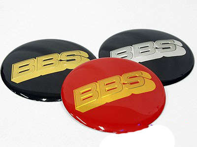 BBS Wheel Decal Center Cap Stickers 60mm (set of 4)