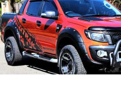 Ford Ranger T6 V2 Gloss Black Wheel Arch Kit(non-oem)