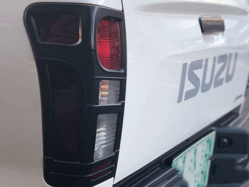 Isuzu 2013 D-Max Matt Black Tailight Covers