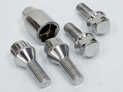 Universal 14x1.5 Locknut Bolt & Key Set