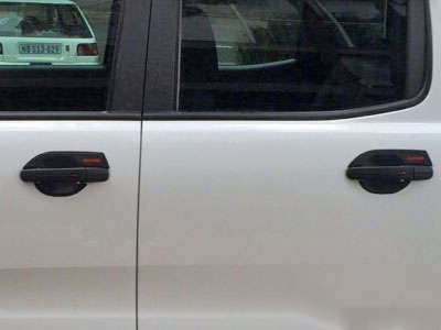 Non OEM Suitable to fit Ford Ranger Matt Black Door Handle Cups (set of 4)