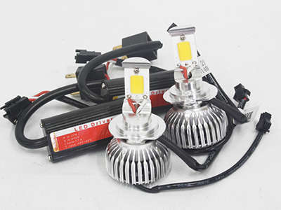 LED H4 Pure White Headlight Bulb Kit