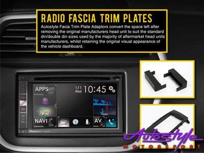 Radio Fascia Trim Plate for Daihatsu Terios (double din)