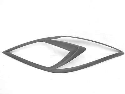 Mazda BT-50 Matt Black Headlight Trim Covers (2013up)(non-oem)