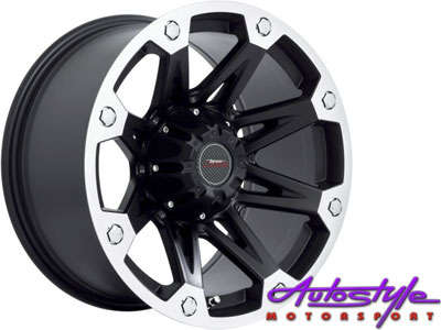 17" A-Line Hazard 6/139 STBKML Alloy Wheels