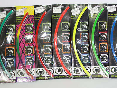 Adhesive Wheel Decoration Stickers (set of 16)