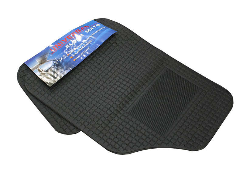 Universal Rubber 4pc Floor Mat Set